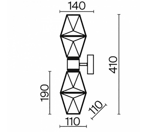 Бра Maytoni Coctail time MOD325WL-02G