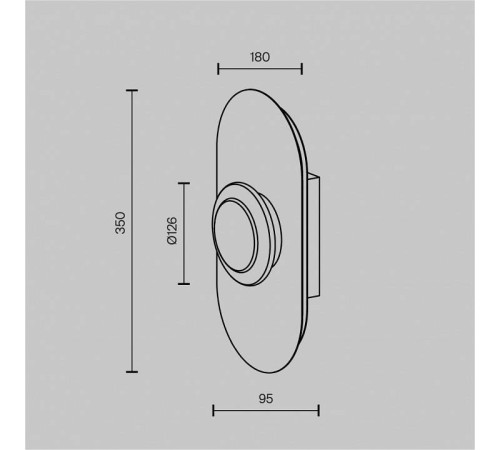Накладной светильник Maytoni Pharao MOD361WL-L20BS3K