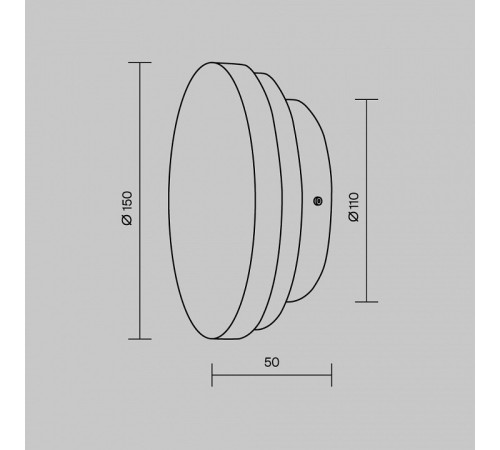 Накладной светильник Maytoni Basic Texture MOD461WL-L5BK