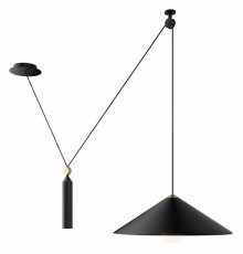 Подвесной светильник Maytoni Peso 1xGU10 черный P080PL-01B