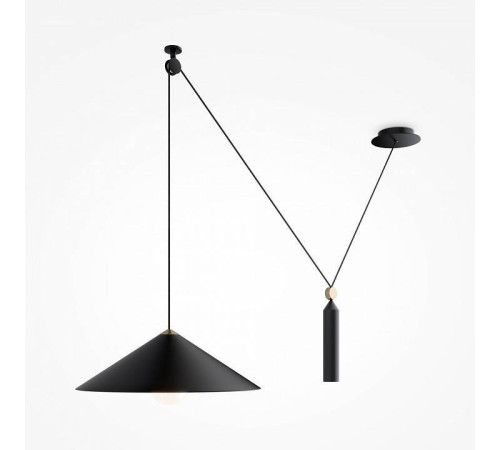 Подвесной светильник Maytoni Peso 1xGU10 черный P080PL-01B