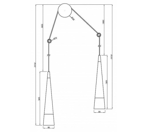 Бра Maytoni Sintesi P090WL-L24CH3K