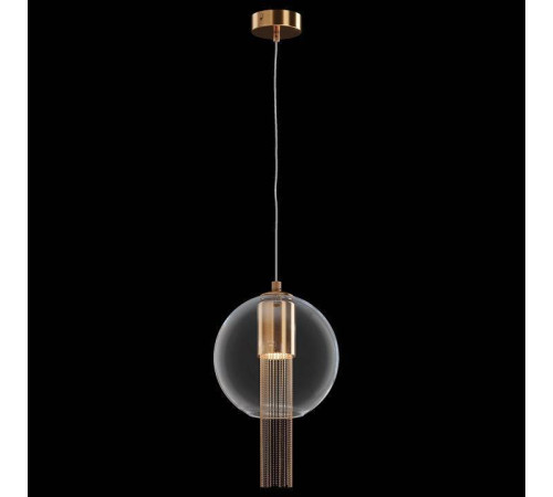 Подвесной светильник Maytoni Flusso 1 лампа бронза P095PL-01BZ