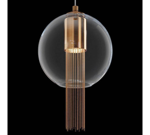 Подвесной светильник Maytoni Flusso 1 лампа бронза P095PL-01BZ