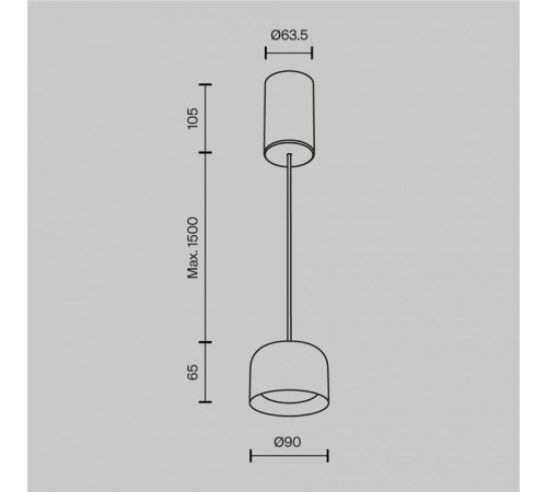 Подвесной светильник Maytoni Comfy P113-L12-3K-B