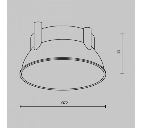 Кольцо декоративное Maytoni Accessories Ring12-15W-RD-BS