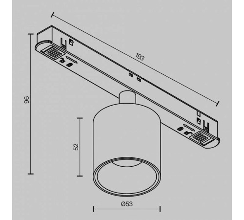 Светильник на штанге Maytoni Alfa S TR132-4-7W-DS-W