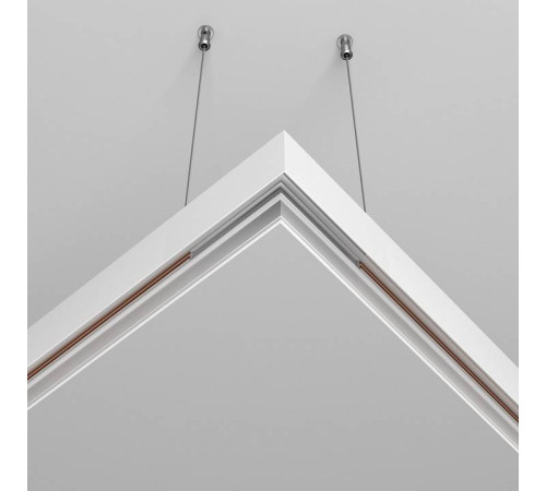 Соединитель угловой L-образный для треков накладных Maytoni Accessories for tracks Exility TRA034HCL-41W