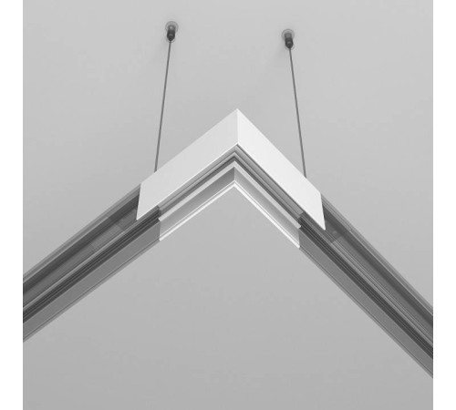 Соединитель угловой L-образный для треков накладных Maytoni Accessories for tracks Exility TRA034HCL-41W