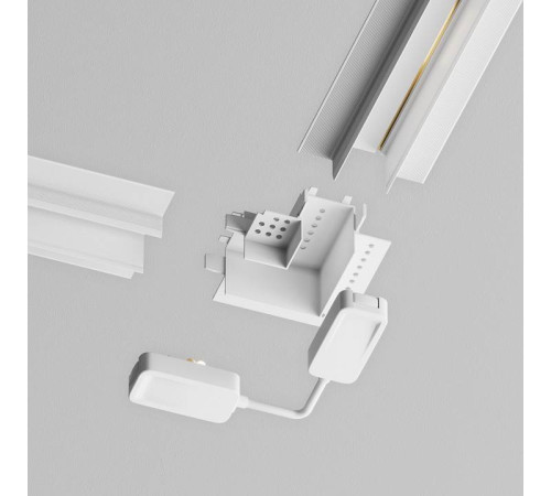Соединитель гибкий для треков Maytoni Accessories for tracks Radity TRA084CPC-W-12