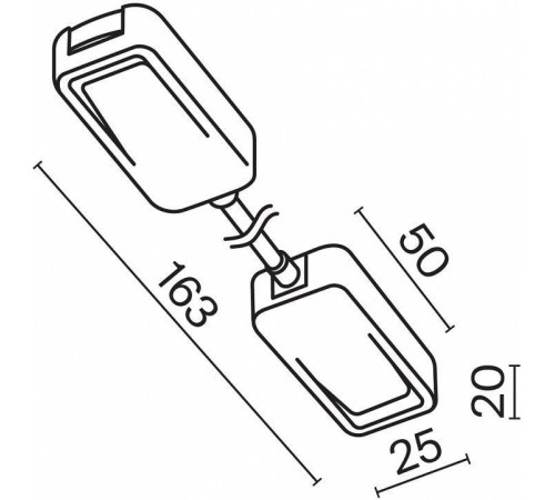 Соединитель гибкий для треков Maytoni Accessories for tracks Radity TRA084CPC-W-12
