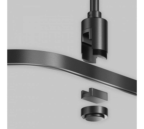 Соединитель угловой L-образный для треков накладных Maytoni Accessories for tracks Flarity TRX154-RC80-B