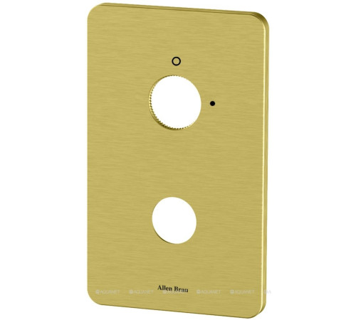 Накладка для термостата Allen Brau Priority 4.0 на 1 ход брашированное золото 5.3U1XX-GB