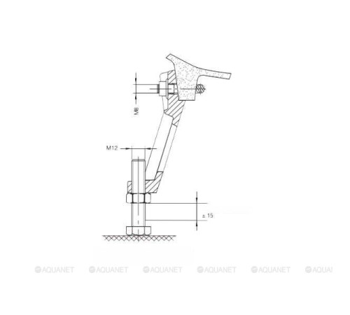 Набор ножек для чугунных ванн Jacob Delafon E4113-NF