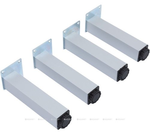 Комплект ножек Aquanet 200 мм матовый хром 4 шт. 00337463