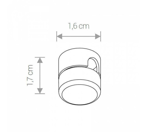 Крепление троса к потолку Nowodvorski Cameleon Mounting C BS 8405