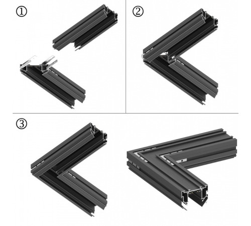 Трек встраиваемый Novotech VECTOR 220V 135305