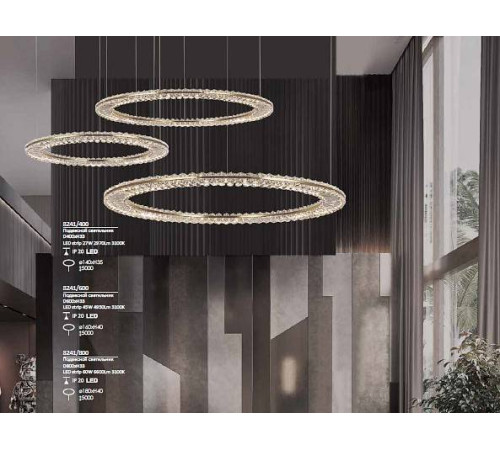 Подвесной светильник Newport 8240 8241/400 gold NEW