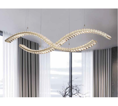 Подвесной светильник Newport 8240 8242/110 gold