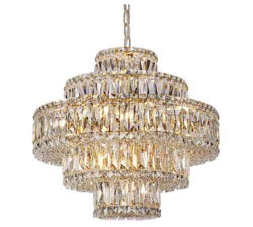 Подвесная люстра Newport 8450 8459+6/C gold