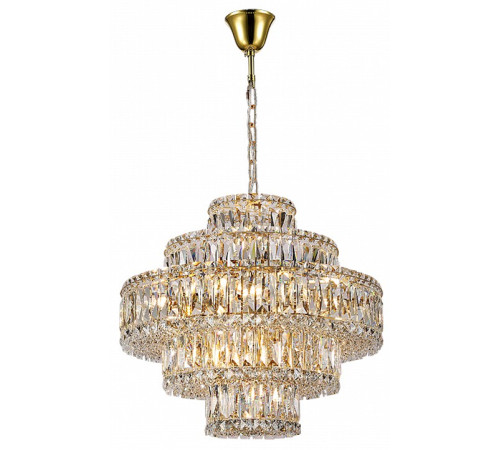 Подвесная люстра Newport 8450 8459+6/C gold