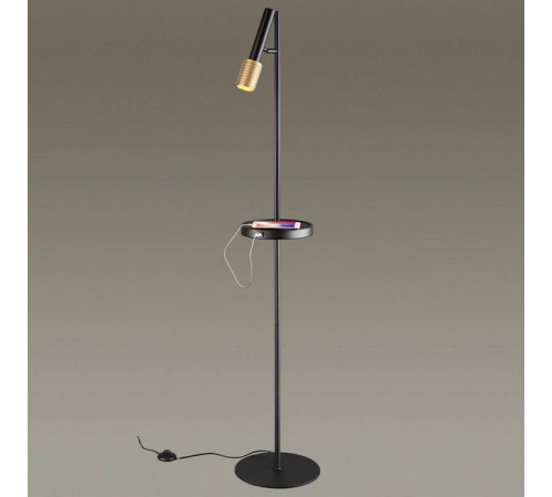 Торшер с полкой Odeon Light Mehari 4240/1F