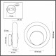 Бра Odeon Light Saturn 5443/1W