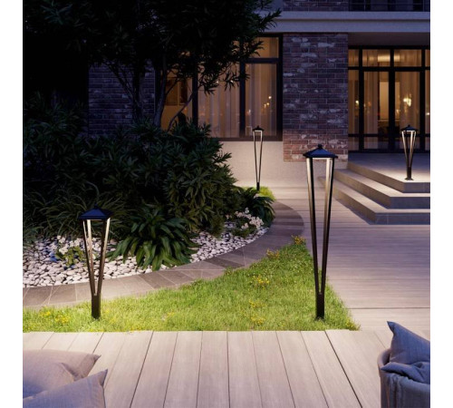 Наземный высокий светильник Odeon Light Bearitz 6655/12GA