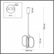 Подвесная люстра Odeon Light Piuma 6664/38L