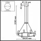 Подвесная люстра Odeon Light HIGHTECH 7144/55L