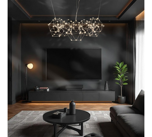 Подвесная люстра O-LUCE Bjork круглая без вставок 11810-1