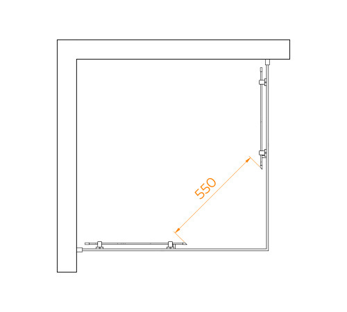 Душевой уголок RGW Passage PA-030B 1000x1000 мм 350803000-14