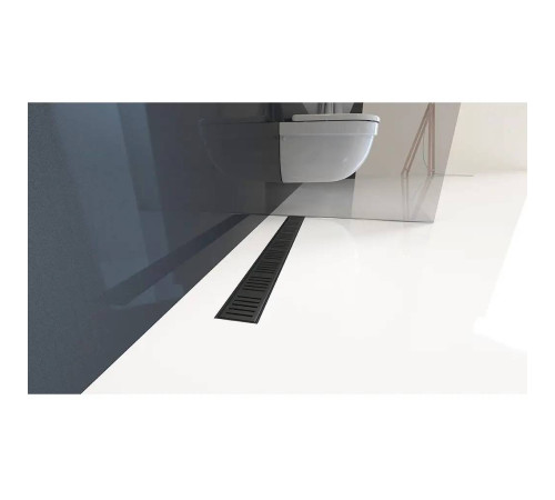 Водоотводящий желоб AlcaPlast APZ10 850 мм черный матовый APZ10BLACK-850M