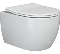 Унитаз подвесной Ceramica Nova PLAY с сиденьем 490x340x370 мм CN3001