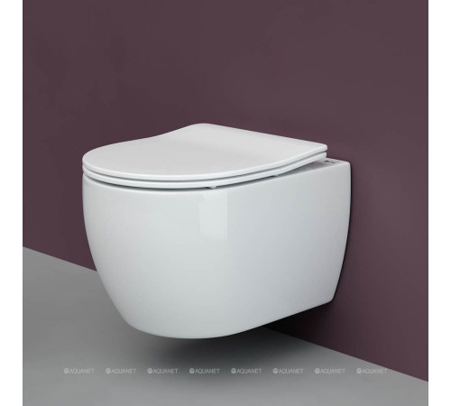 Унитаз подвесной Ceramica Nova PLAY с сиденьем 490x340x370 мм CN3001