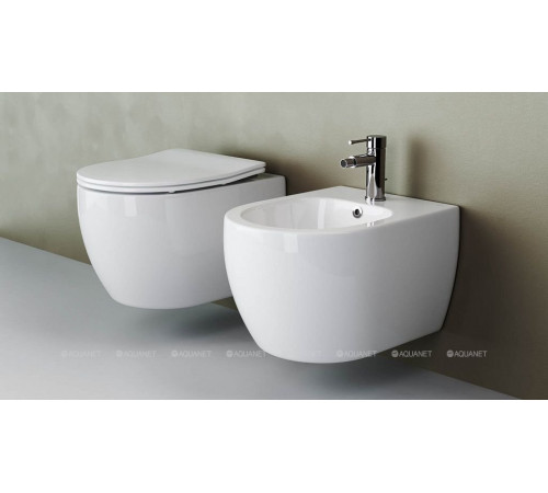 Унитаз подвесной Ceramica Nova PLAY с сиденьем 490x340x370 мм CN3001