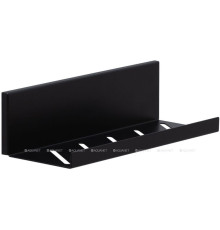 Полка Aquanet Магнум 300х80х100 мм открытая черный матовый 00302224