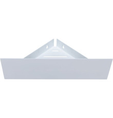 Полка Aquanet Магнум Н 900х120х100 мм с крючками белый матовый 00341541