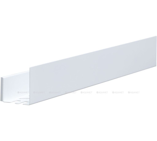 Полка Aquanet Магнум Н 900х120х100 мм с крючками белый матовый 00341541