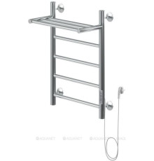 Полотенцесушитель электрический с полкой Aquanet Mauro 60х40 см ТЭН справа 00282005