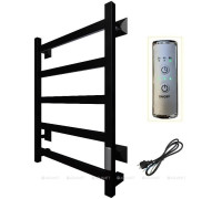 Полотенцесушитель водяной Тругор ПЭК СП 20 КВ 60х50 черный ВГП 00298719