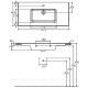 Раковина накладная Allen Brau Fantasy Flat 1015х465 мм белый 4.11027.20