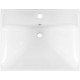 Комплект 1 Раковина керамическая накладная Aquanet Flash 605x465x195 мм 00333266