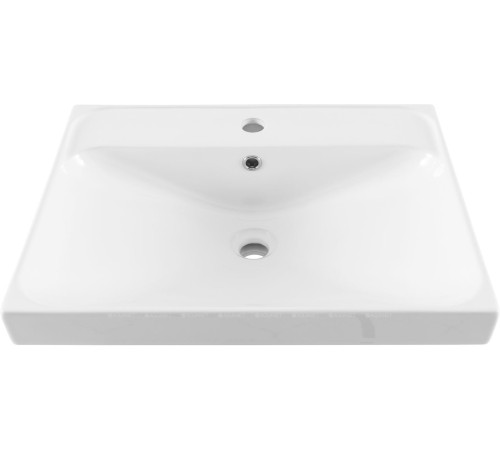 Комплект 1 Раковина керамическая накладная Aquanet Flash 605x465x195 мм 00333266