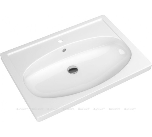 Раковина-столешница Aquanet Калипсо-600 с обрамлением 00185476