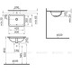 Раковина встраиваемая снизу VitrA S20 50 см 5474B003-0618