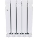 Радиатор биметаллический RIFAR Base 500 5 секций боковое подключение 1RB50-5 RAL 9016
