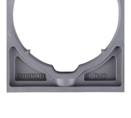 Хомут Sinikon ПП D 40 мм серый KPP.040