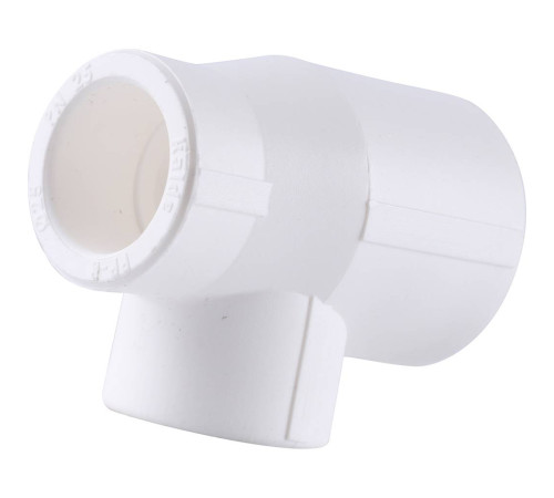 Тройник переходной Kalde 32х25х25 мм белый 3212-tio-322525