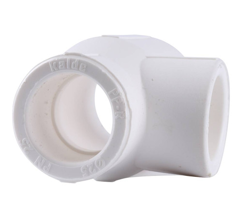 Тройник переходной Kalde 32х25х25 мм белый 3212-tio-322525